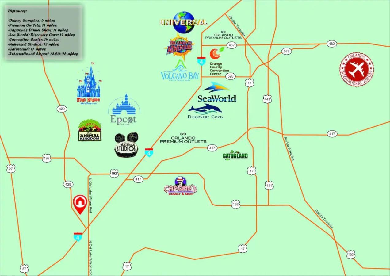 Epic Family Fun! Games & Theme Room, Pool - Encore Resort, Near Disney Орландо Екстериор снимка